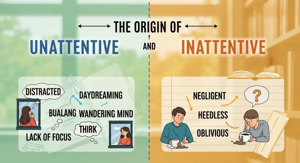 The Origin of Unattentive and Inattentive