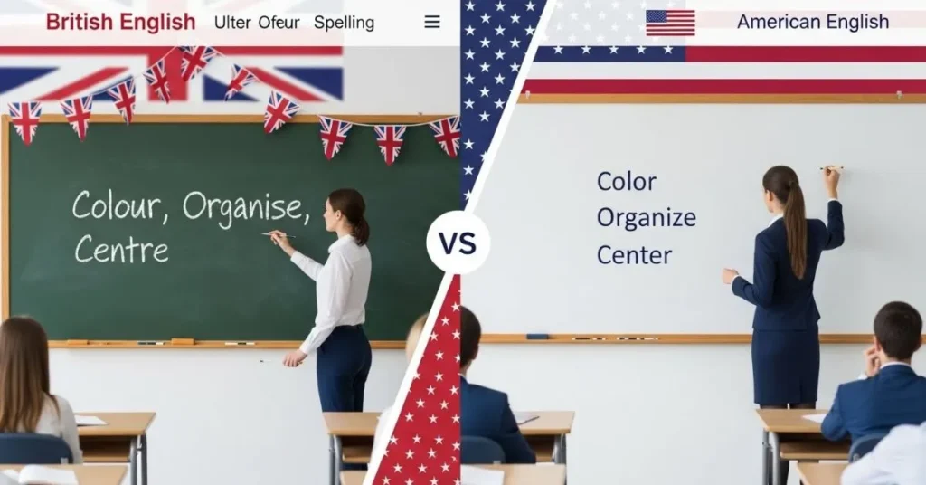 British English vs American English Spelling