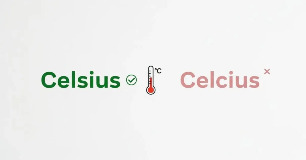Celcius or Celsius 