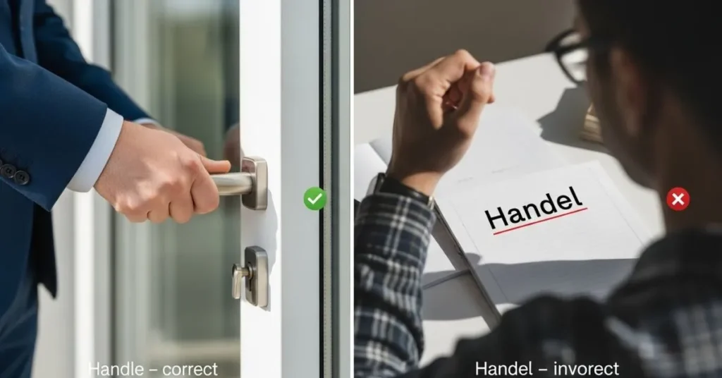 Common Mistakes with Handle or Handel