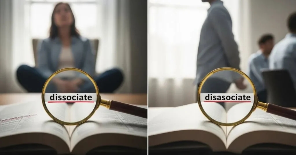 Dissociating or Disassociating