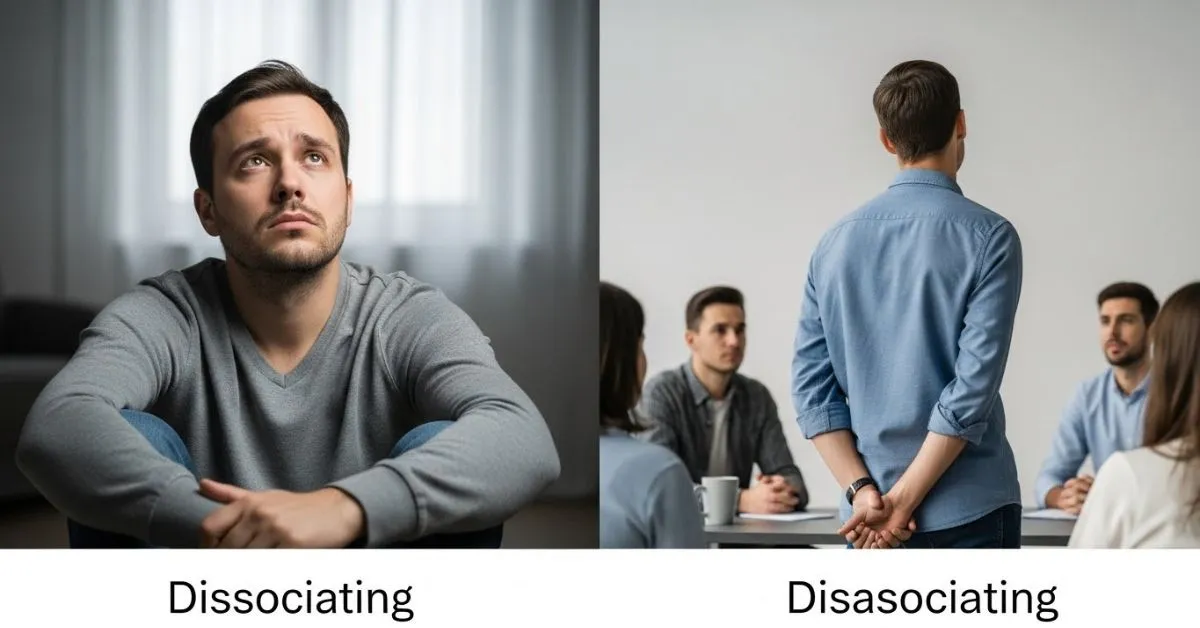 Dissociating or Disassociating