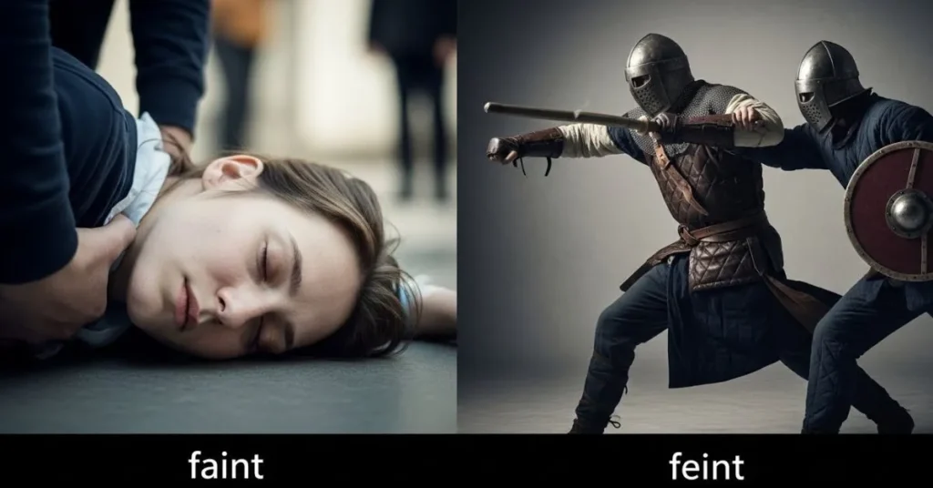 faint or feint