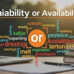 Availability or Availabilities