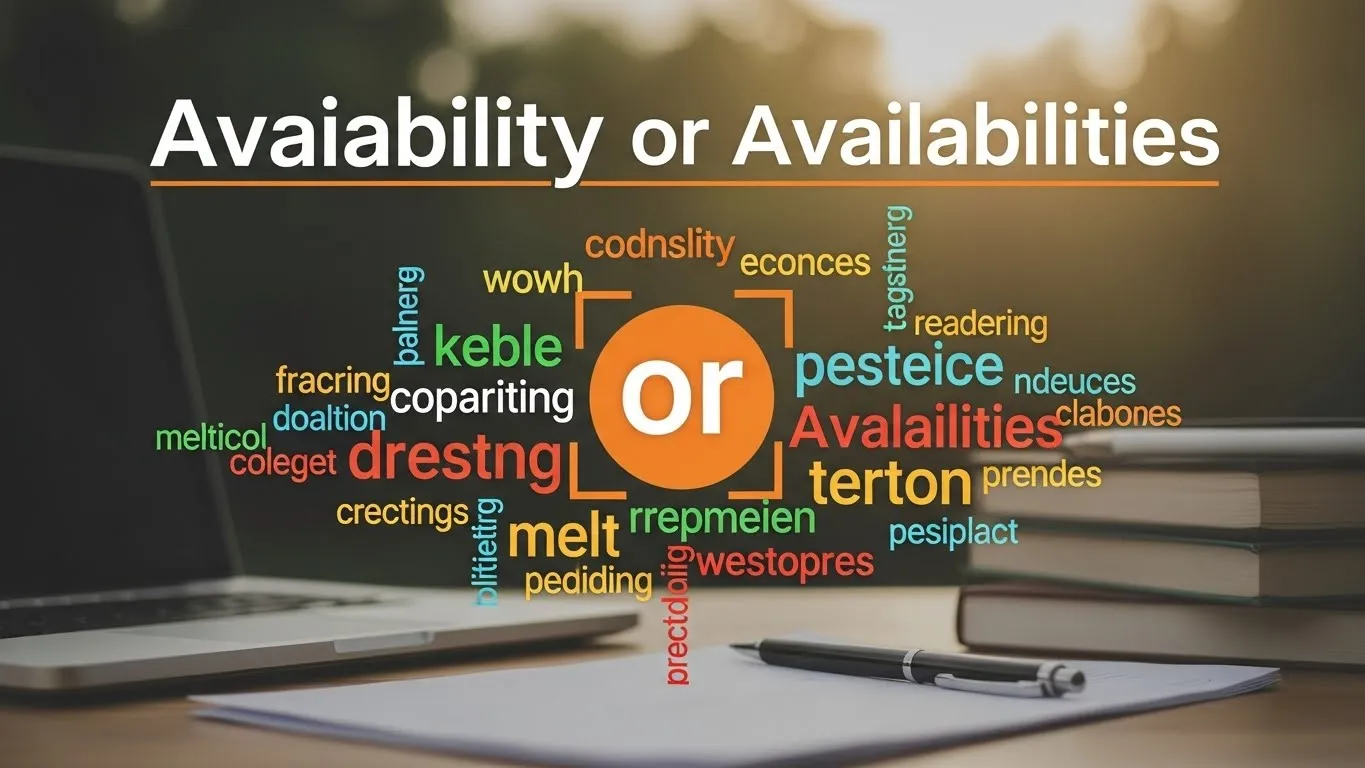 Availability or Availabilities