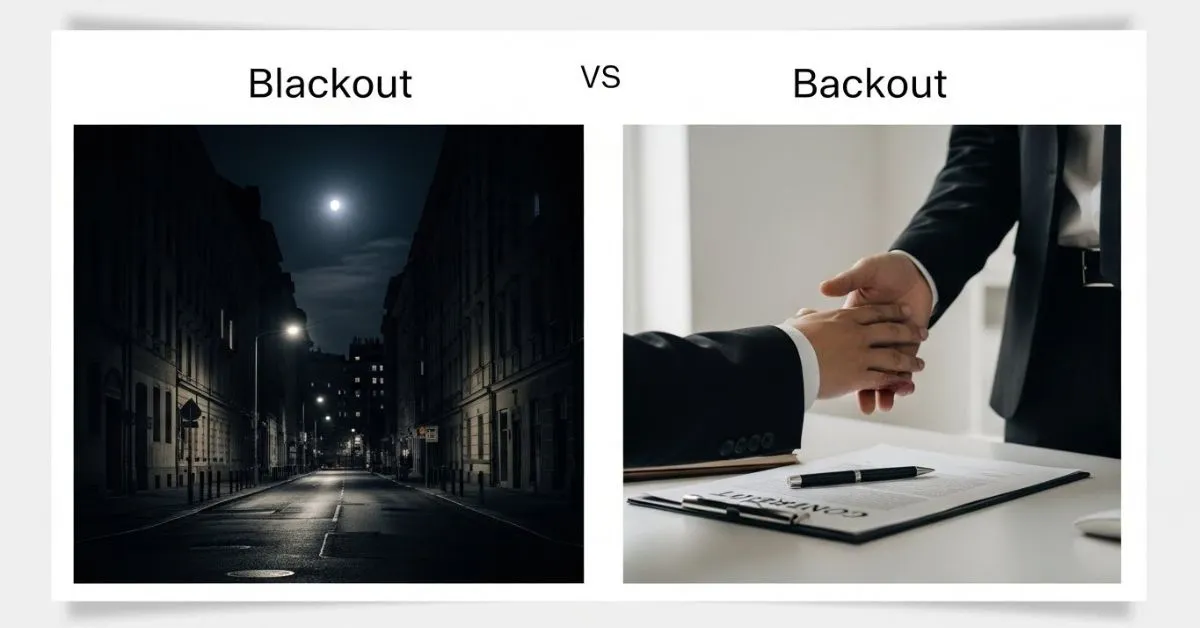 blackout and backout