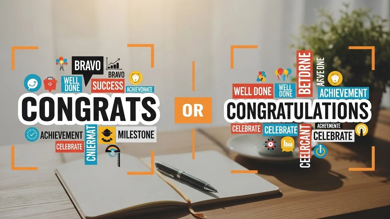 congrats or congratulations