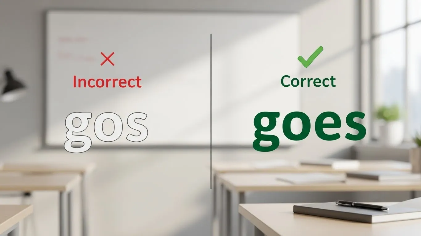 Gos or goes