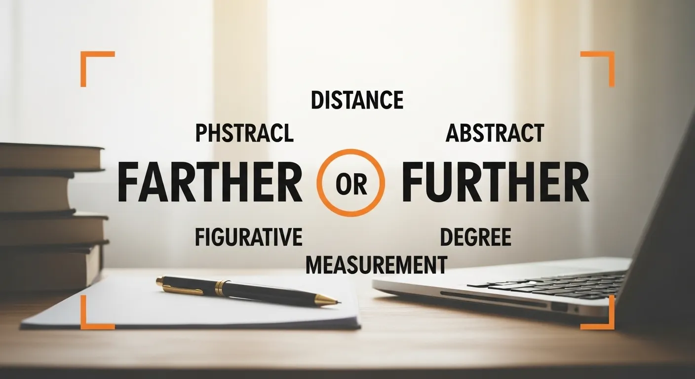 Farther or Further
