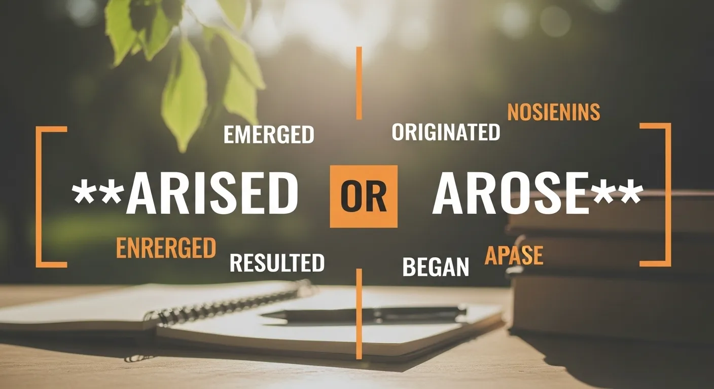 arised or arose
