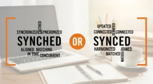synched or synced