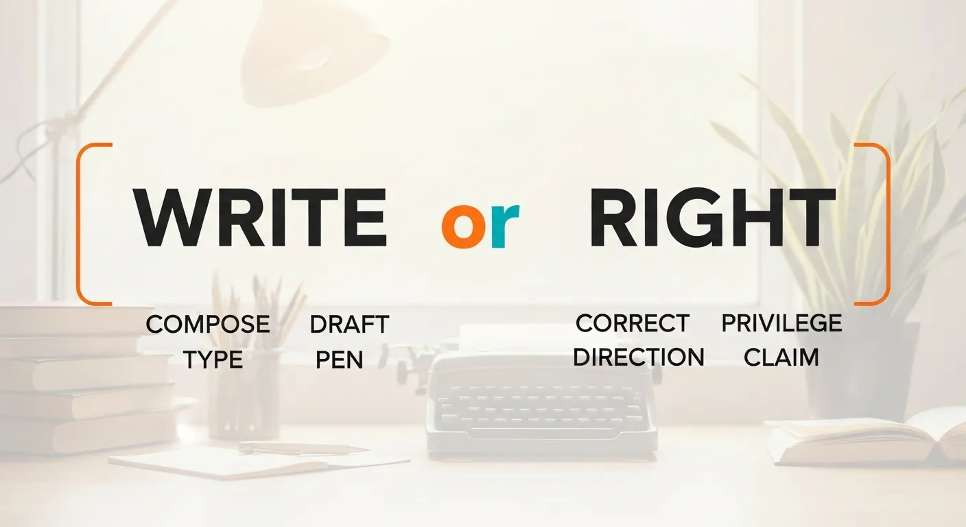 write or right
