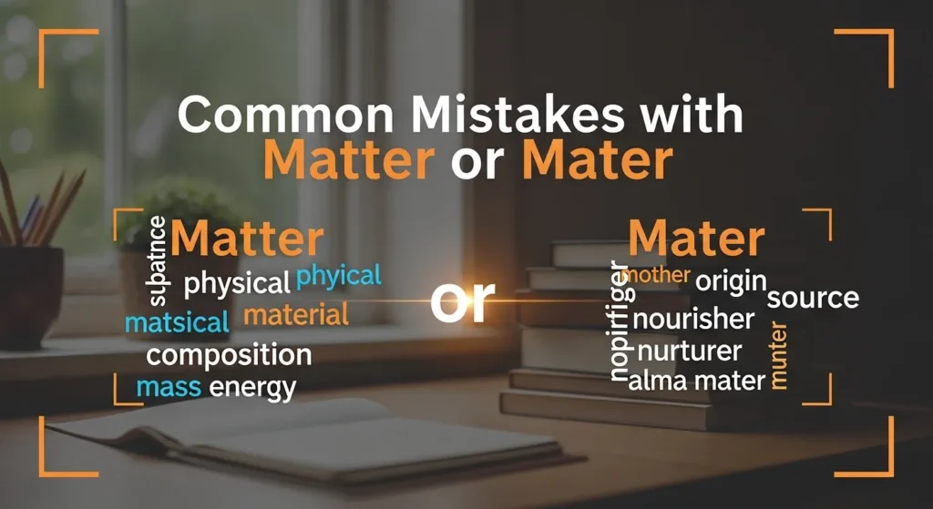 matter or mater