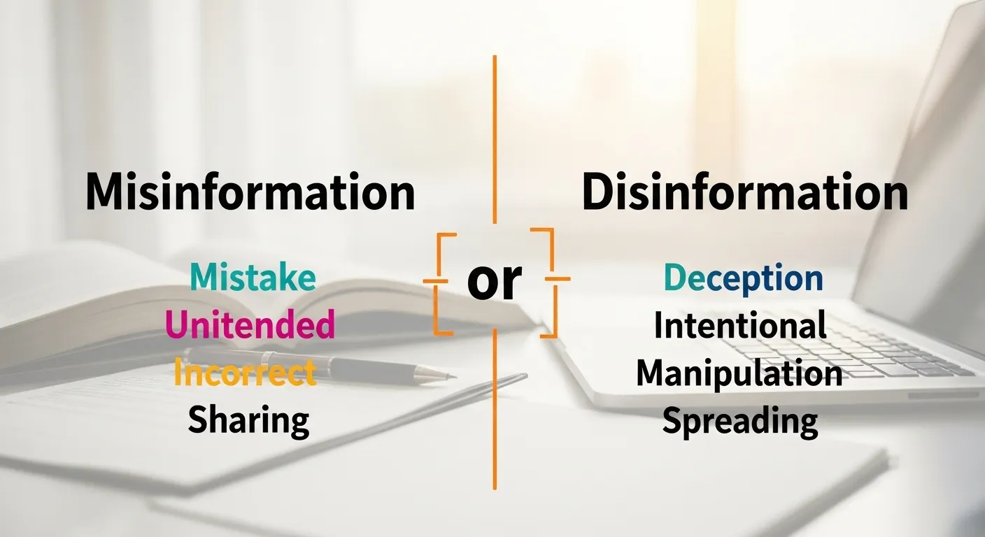 Misinformation or Disinformation