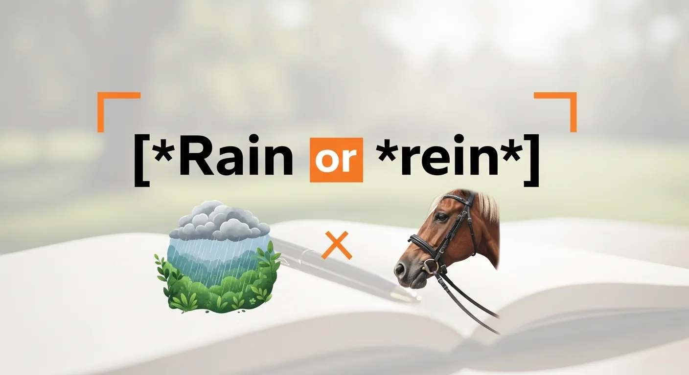 Rain or rein