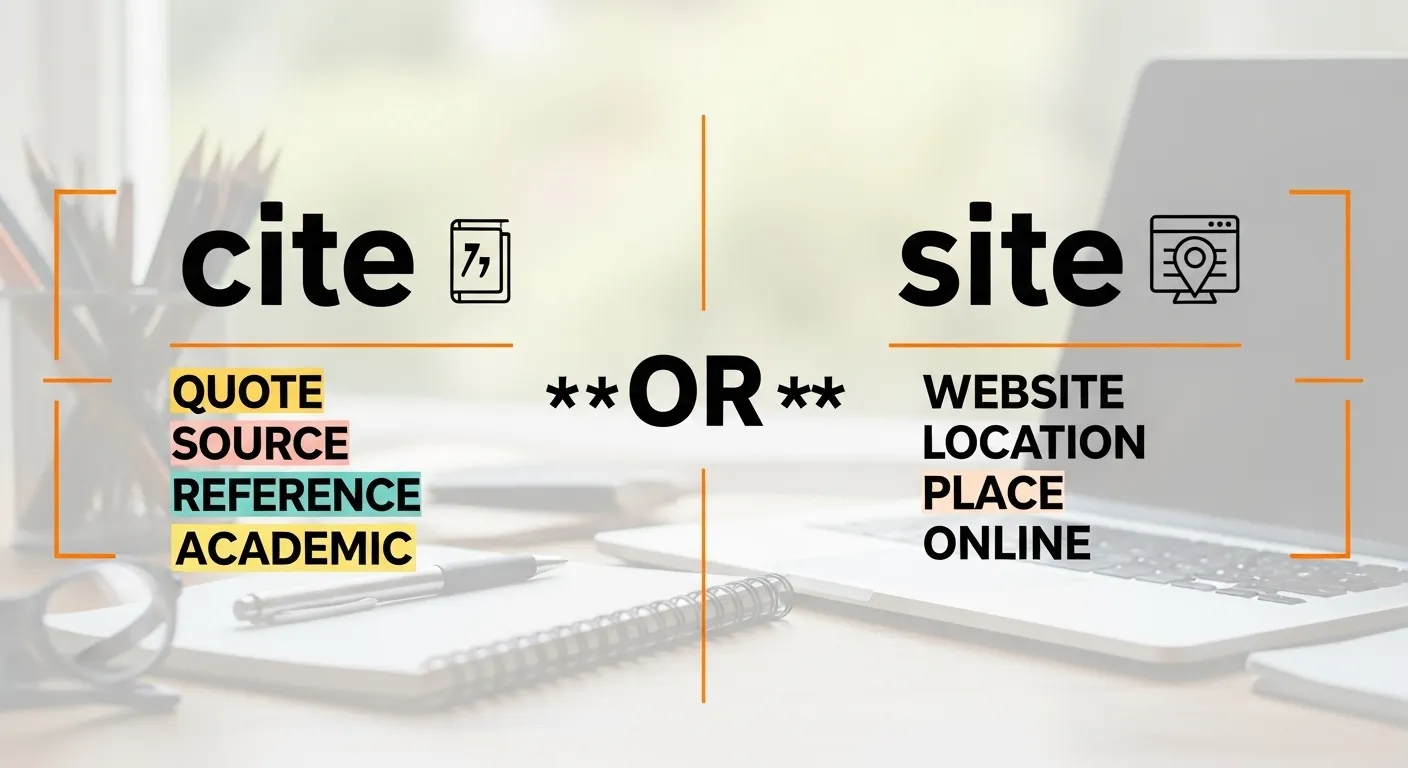 cite or site