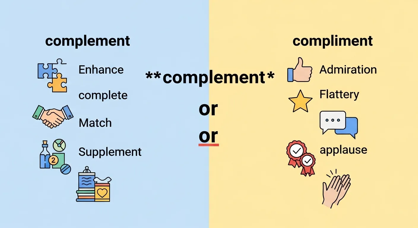 complement or compliment