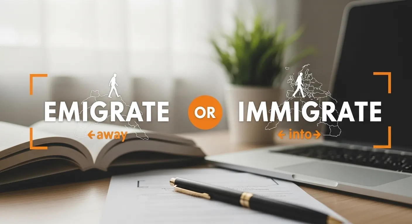 emigrate or immigrate