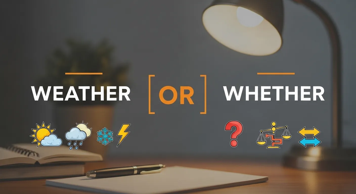 weather or whether