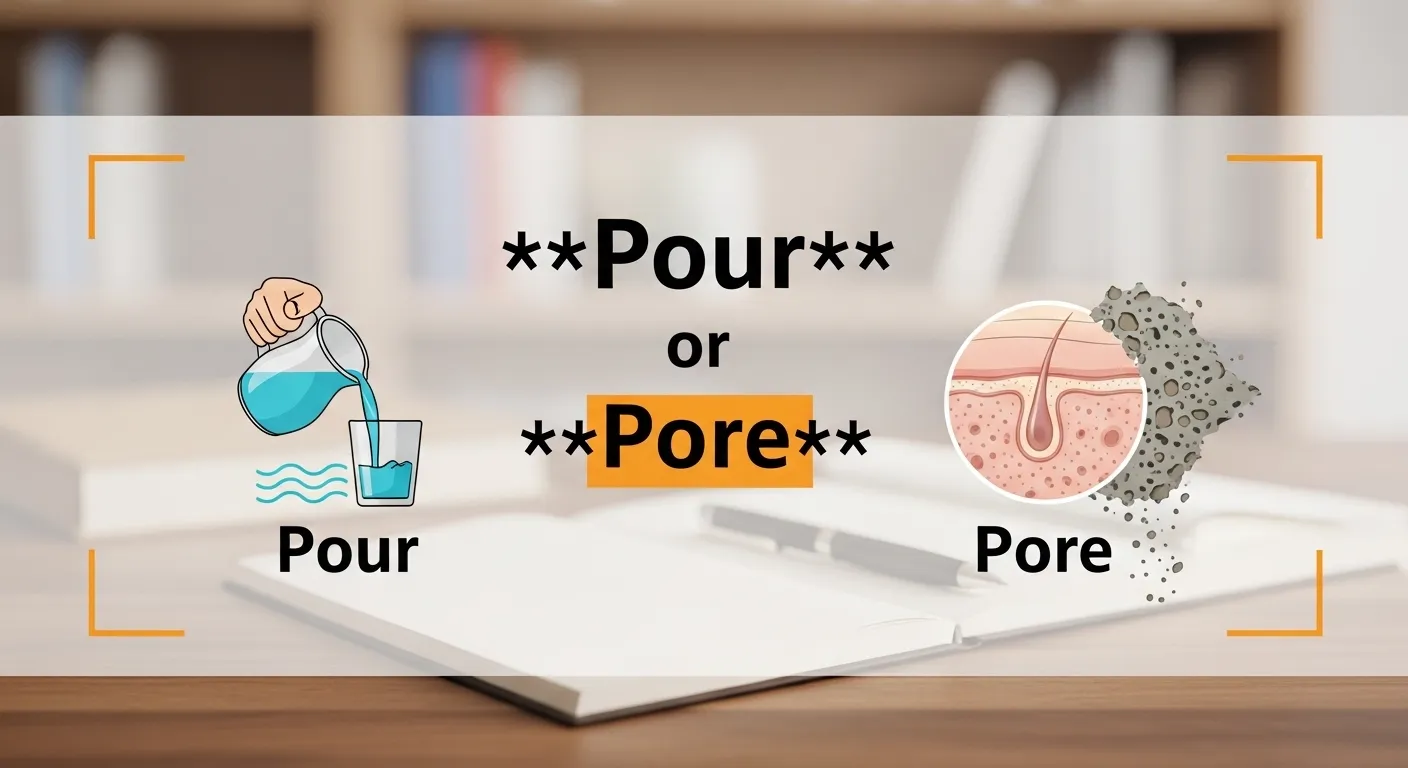 Pour or Pore