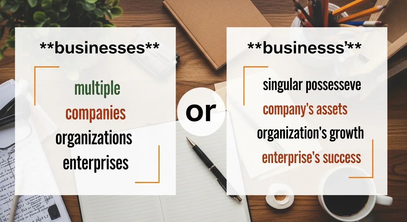 businesses or business's