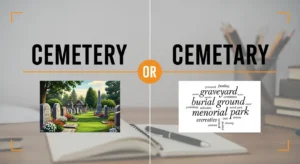 cemetery or cemetary