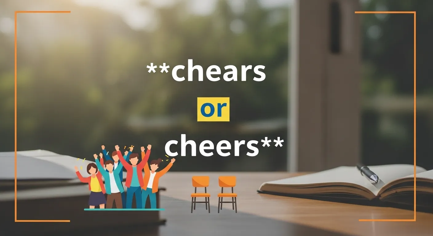 chears or cheers