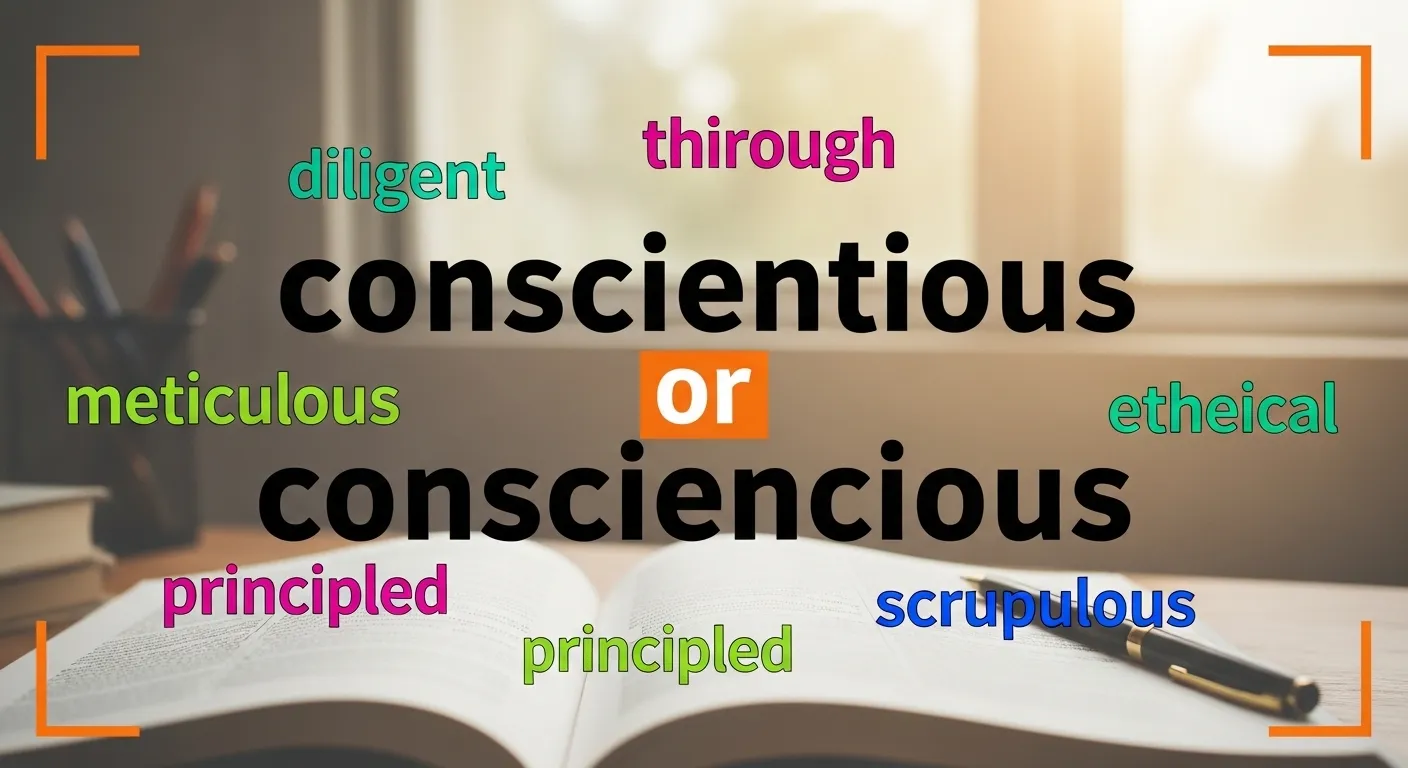 conscientious or consciencious