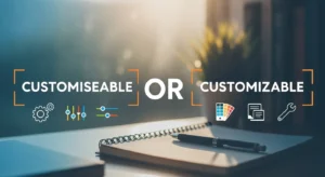 customiseable or customizable