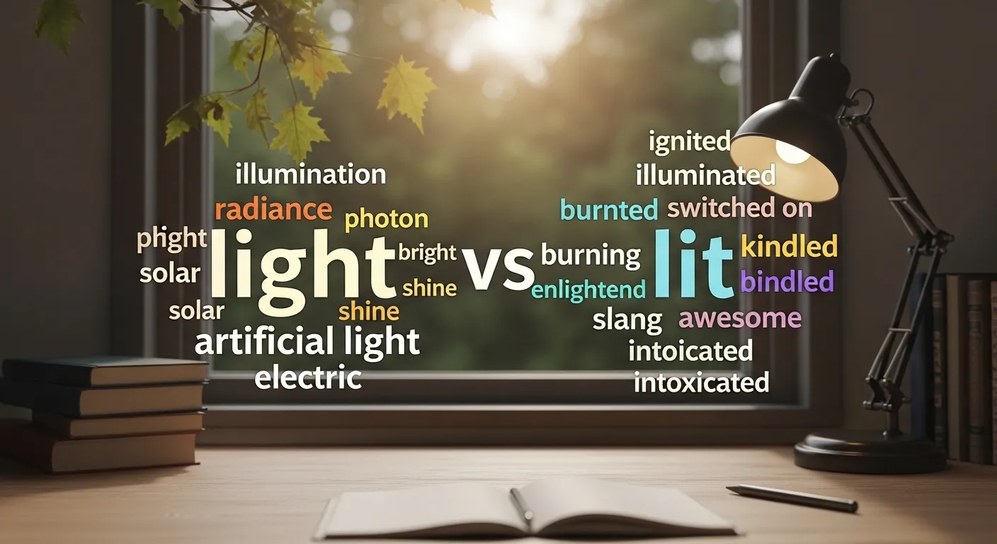 light or lit