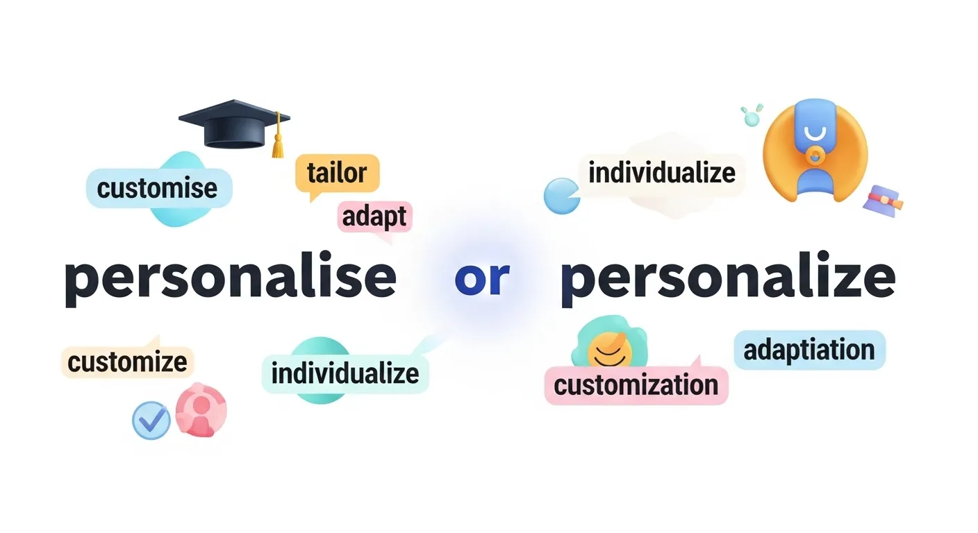personalise or personalize