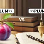 plum or plumb