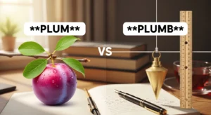 plum or plumb