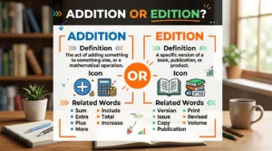 addition or edition
