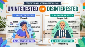 uninterested or disinterested