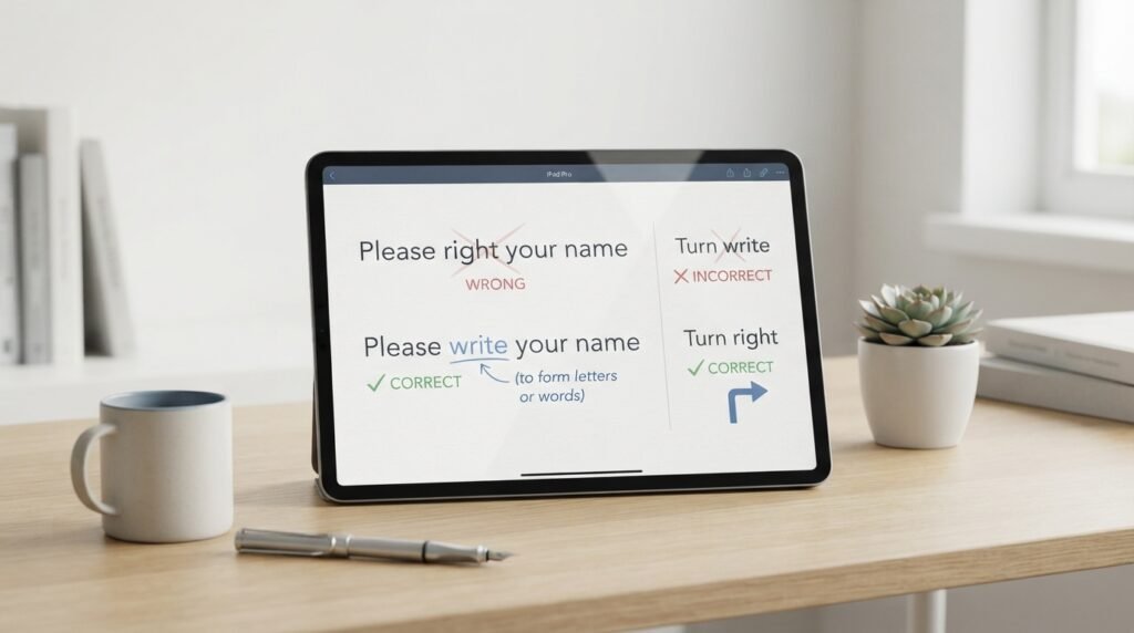 Write or Right