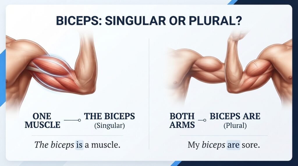 Bicep or Biceps