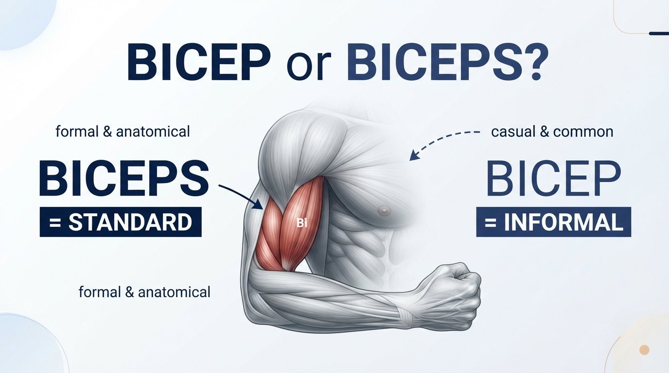 Bicep or Biceps