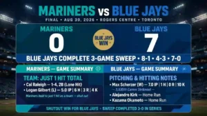 mariners vs blue jays