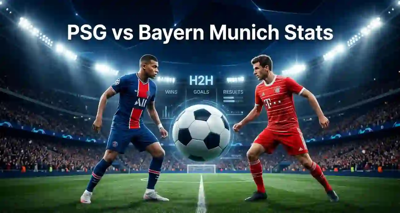 psg vs bayern munich stats