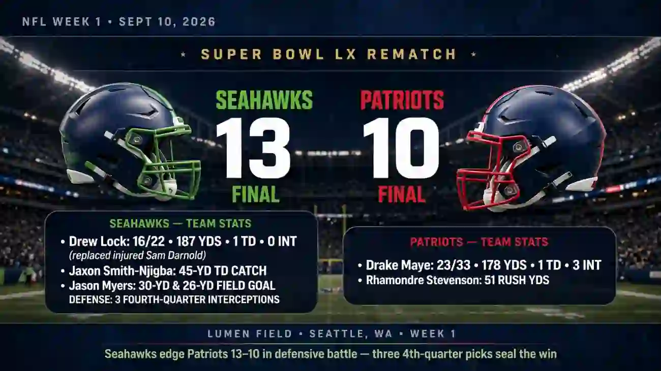 Seahawks vs Patriots