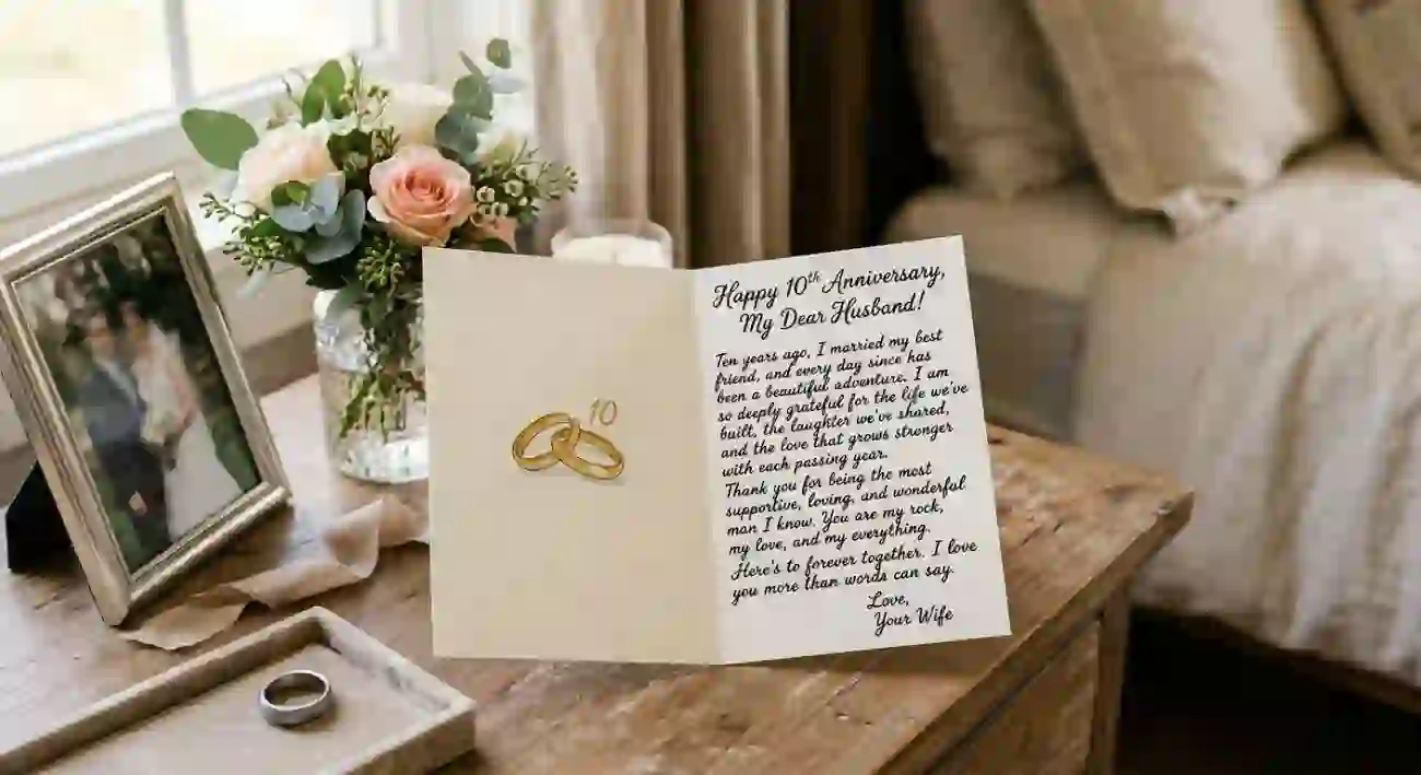 what to write in an aniversary card to husband